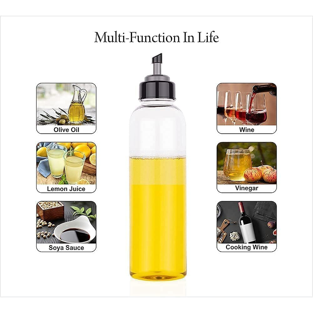 E-COSMOS Oil Dispenser 1 Litre Cooking Oil Dispenser Bottle Oil Container Kitchen Accessories Items Kitchen Tools (PACK-OF-1-1000ML)