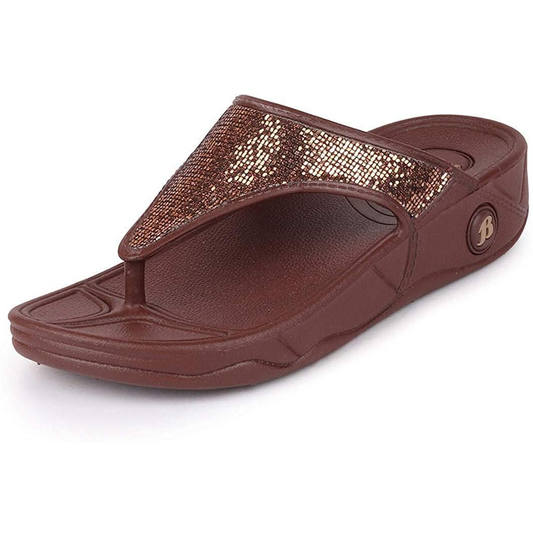 BATA womens Kafi Brown 5 UK Slipper 5724714