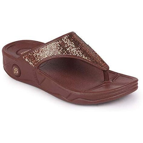 BATA womens Kafi Brown 5 UK Slipper 5724714