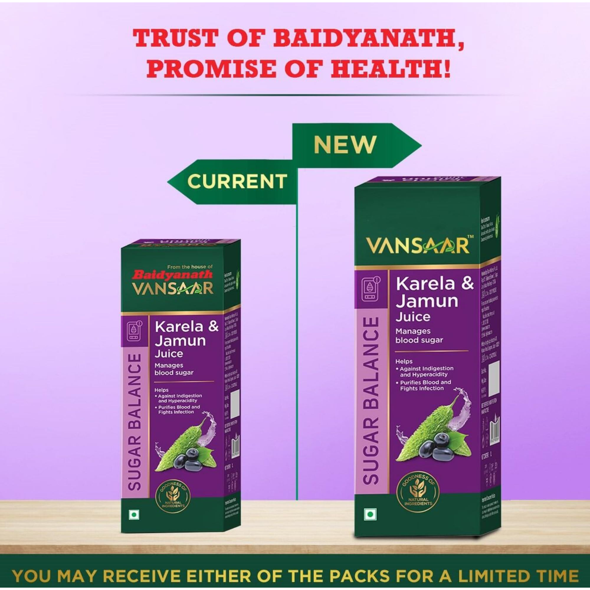 Vansaar Karela & Jamun Juice-1L| Blood sugar level management | Suitable for diabetes & prediabetes care