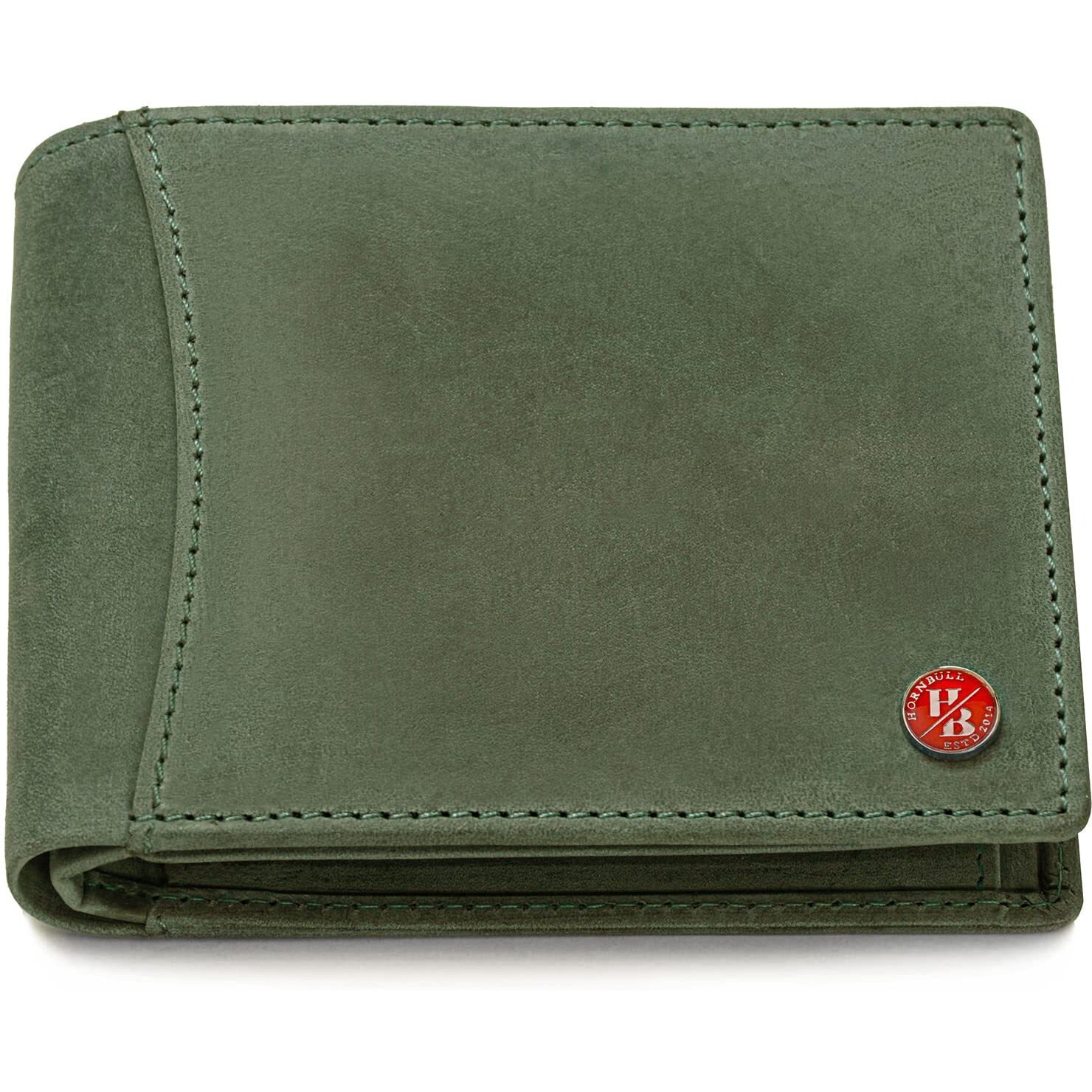 HORNBULL Vegas Green RFID Blocking Leather Wallet for Men | Wallets Men Leather | Mens Wallet