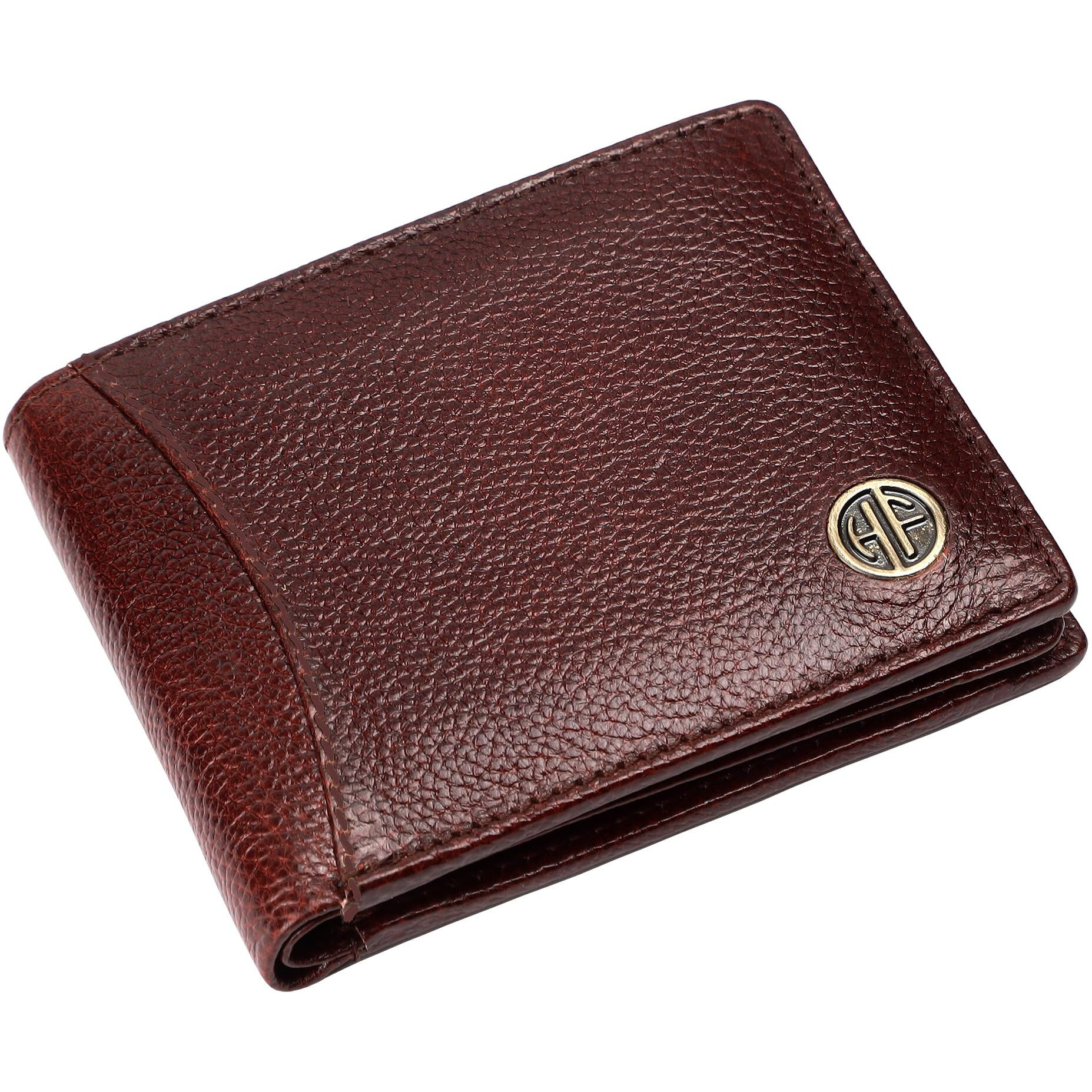 HAMMONDS FLYCATCHER Genuine Leather Wallet for Men, Brown | RFID Protected Wallets for Men| Mens Wallet with 6 ATM Cards and 3 ID Card Slots | Money Purse for Men/Men's Wallet - Gift for Him