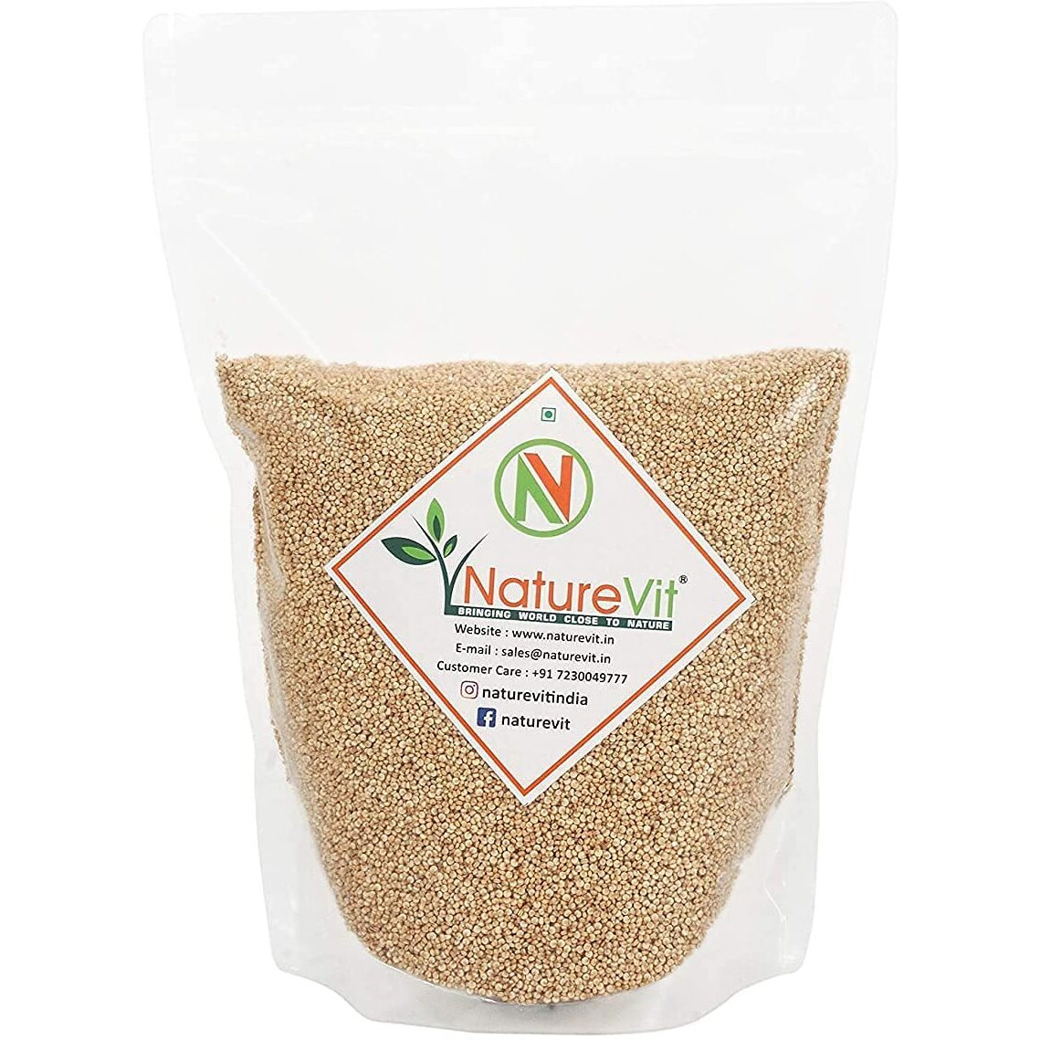 NatureVit Organic Quinoa Seeds | Quinoa 400g | Quinoa Healthy Food | Gluten Free Products | Quinoa Seeds With High Protein | Weight Loss Products | High Protein Food | Quinoa Diet Food