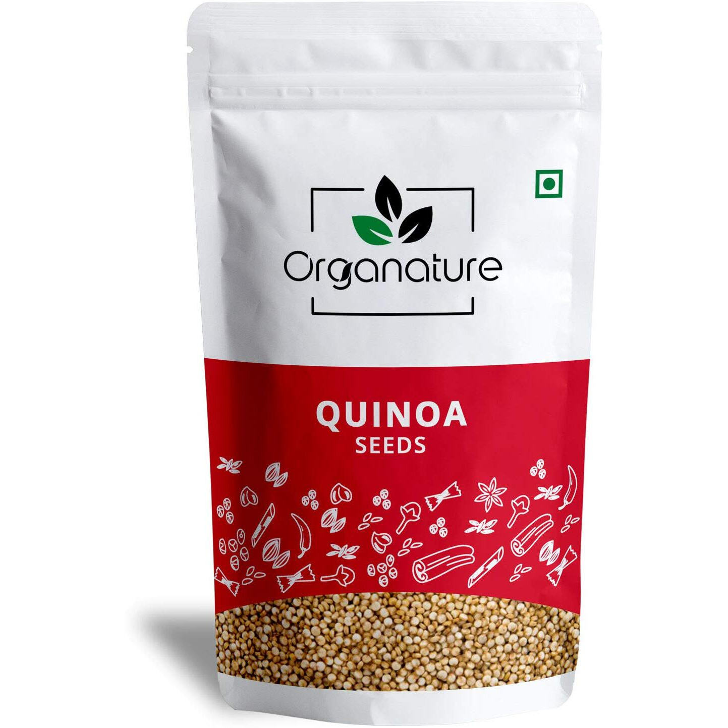 Organature Fresh White Quinoa Seeds | Whole Quinoa Seeds Diet Food for Weight Loss, High in Protein and Calcium - (5 Kg)