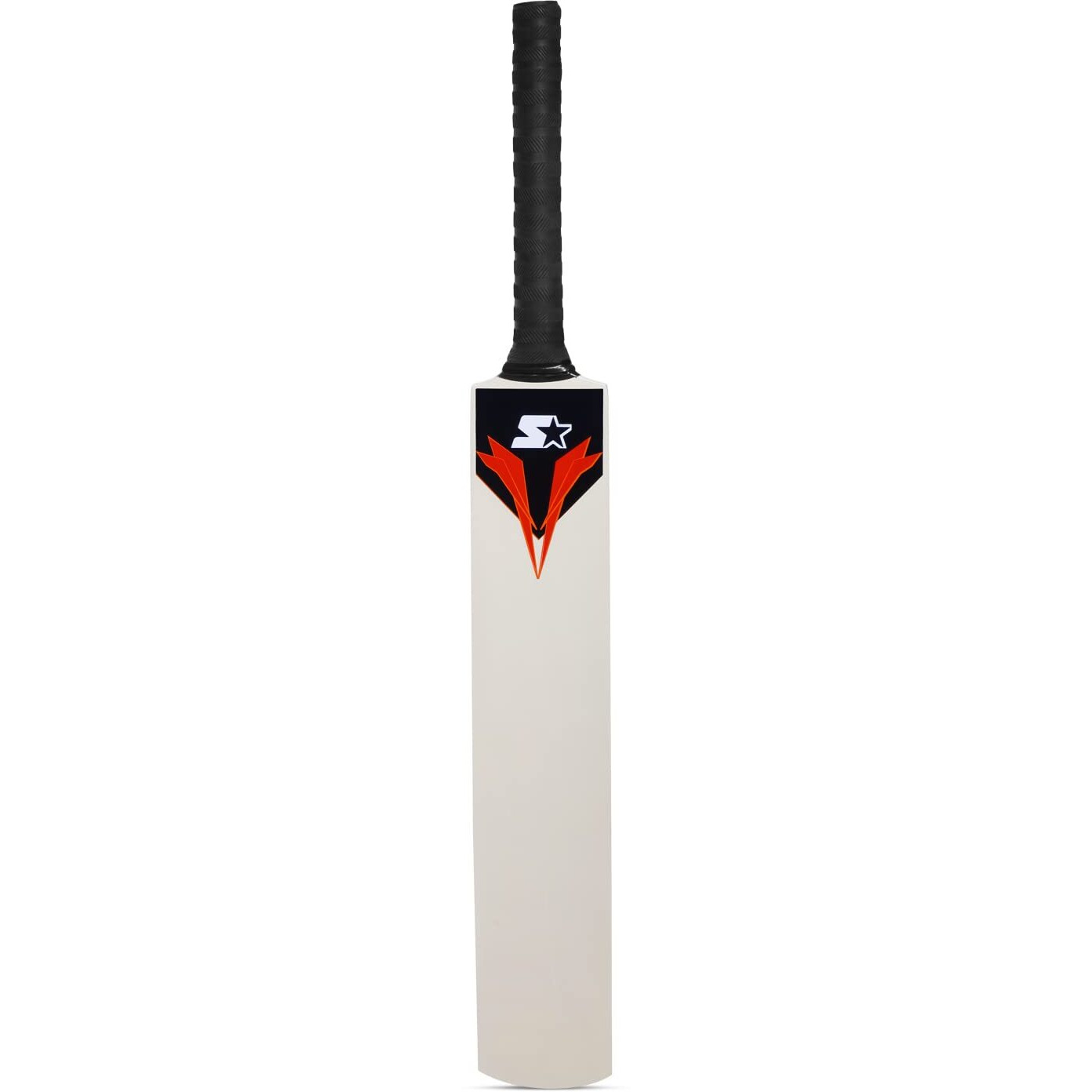 STARTER Poplar Willow Cricket Bat with Poplar Handle Wood for Tennis Ball- 10+ Years Kids- Size 5 - Red & Black