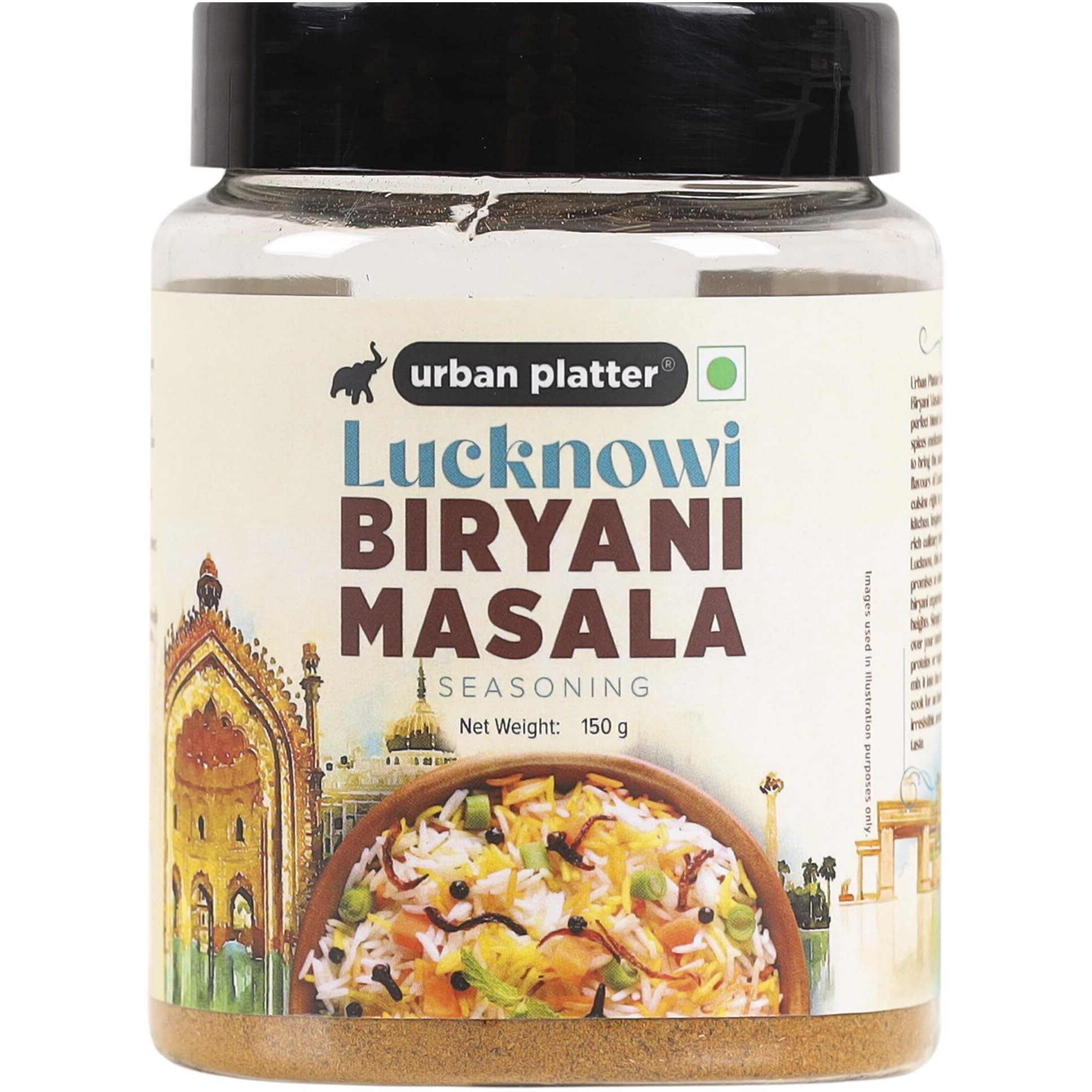 Urban Platter Lucknowi Biryani Masala, 150g / 5oz [Northern Special, Aromatic, Flavourful]