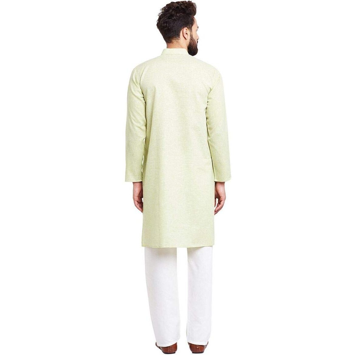 Sojanya (Since 1958 Men's Cotton Linen Kurta Pyjama