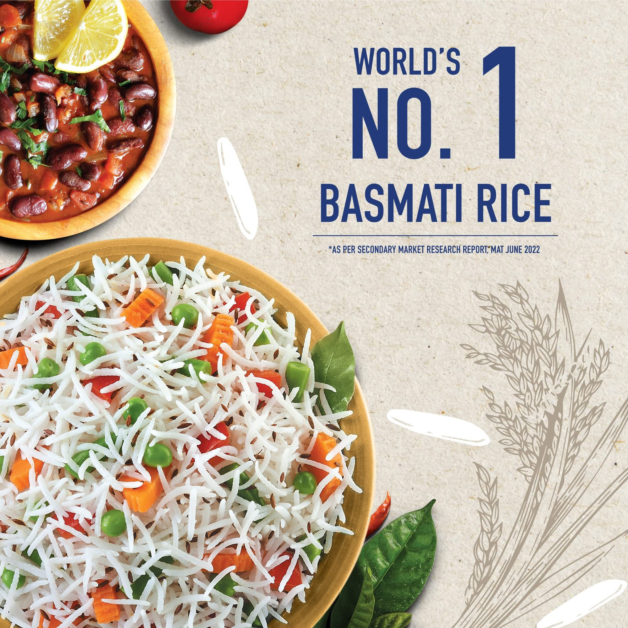 India Gate Basmati Rice Super, 1kg (with Free 500g)