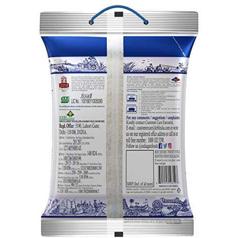 India Gate Basmati Rice Bag, Super, 5kg