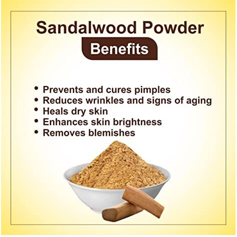 Zenomia Sandalwood Powder For Face Pack, Skin, Pooja, Tilak and Wedding, 100 G