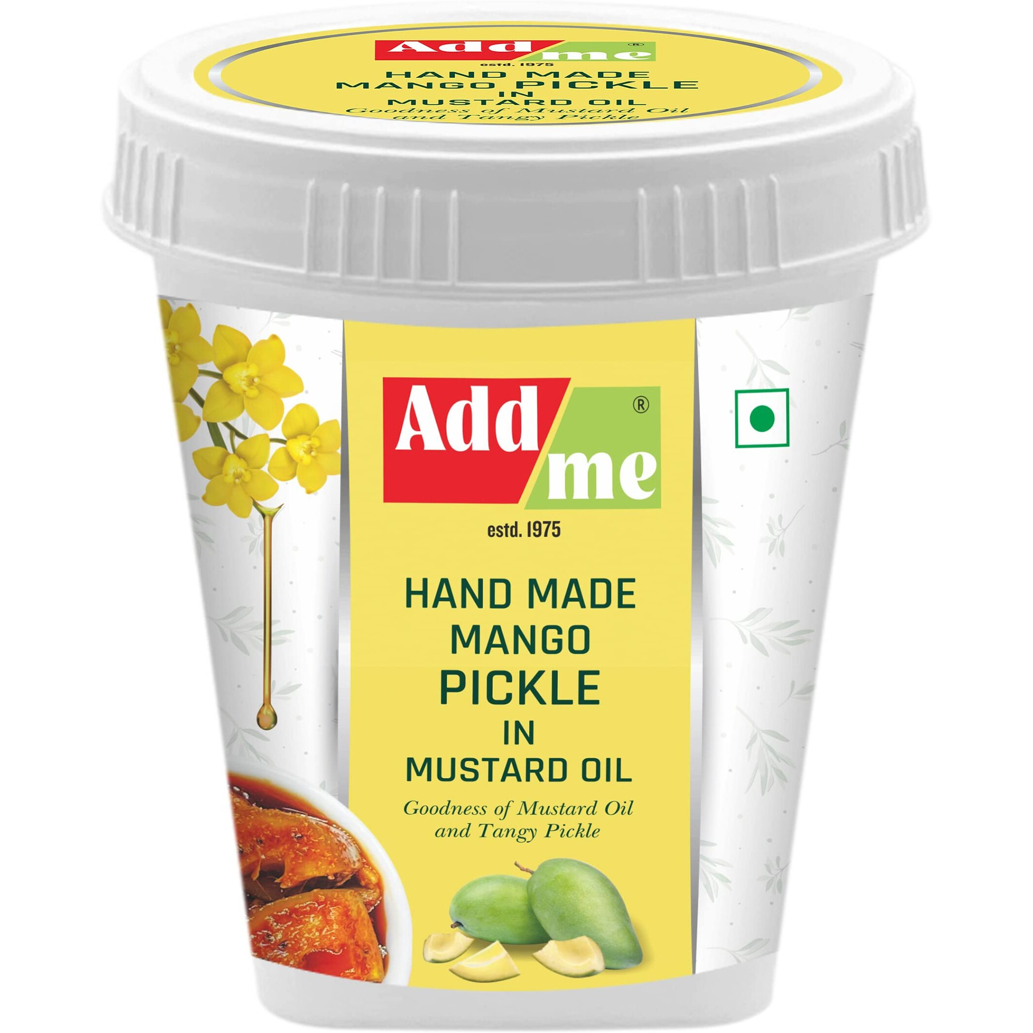 Add Me Hand Made Mango Pickle 500g in Mustard Oil North Indian Aam ka Achar