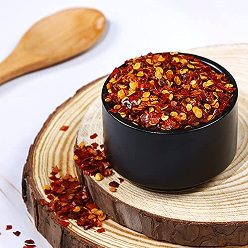 CRISTA Potent Red Chilli Flakes | Italian Seasoning for Italian Cuisines | Pizza & Pasta Seasoning | Zero added Colours, Fillers, Additives & Preservatives | 100% Natural | 30 gms