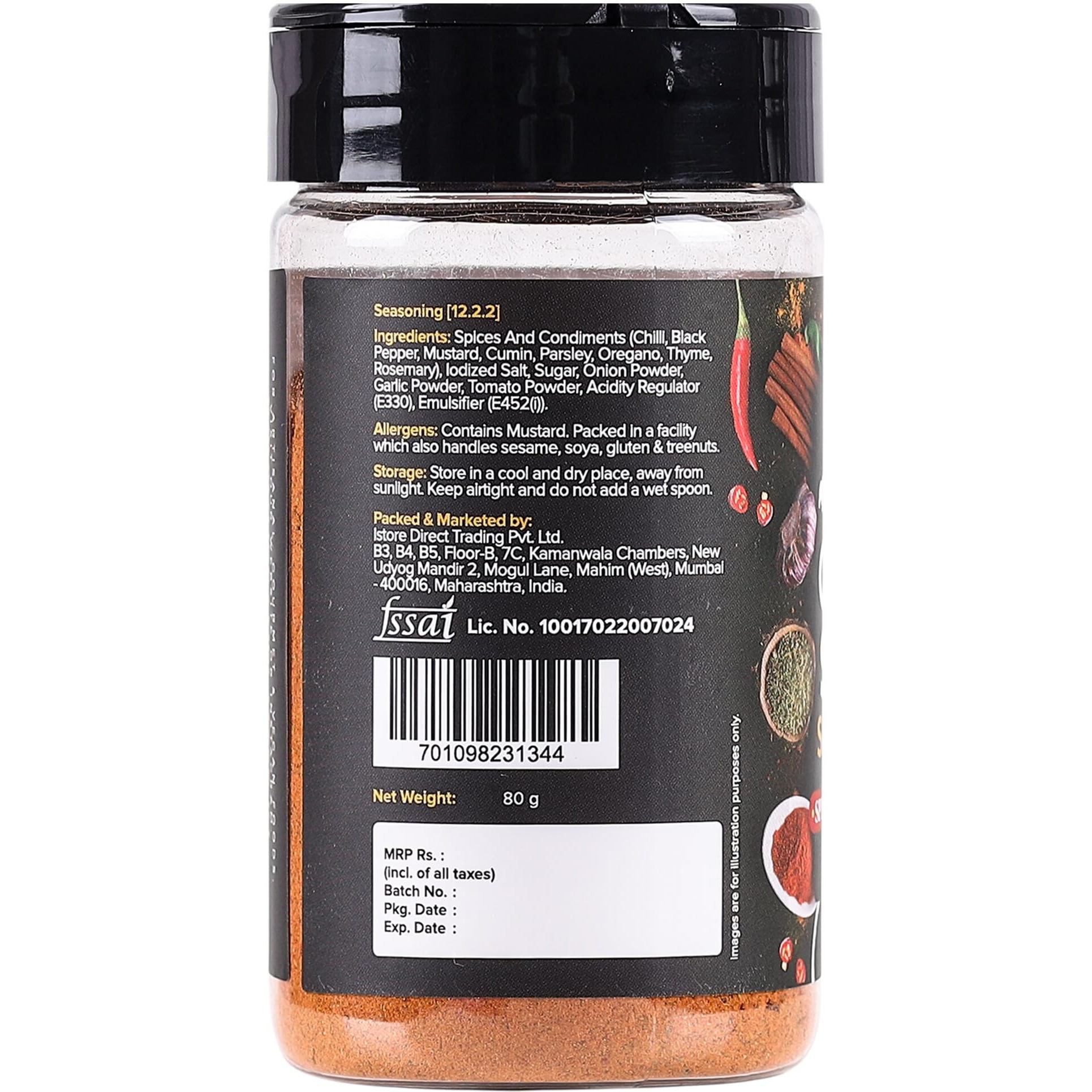 Urban Platter Cajun Spice Seasoning, 150g