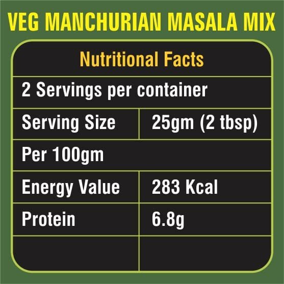 Tit-Bit Oriental - Veg Manchurian Masala Mix, Easy To Cook - 50gms (Pack of 5)