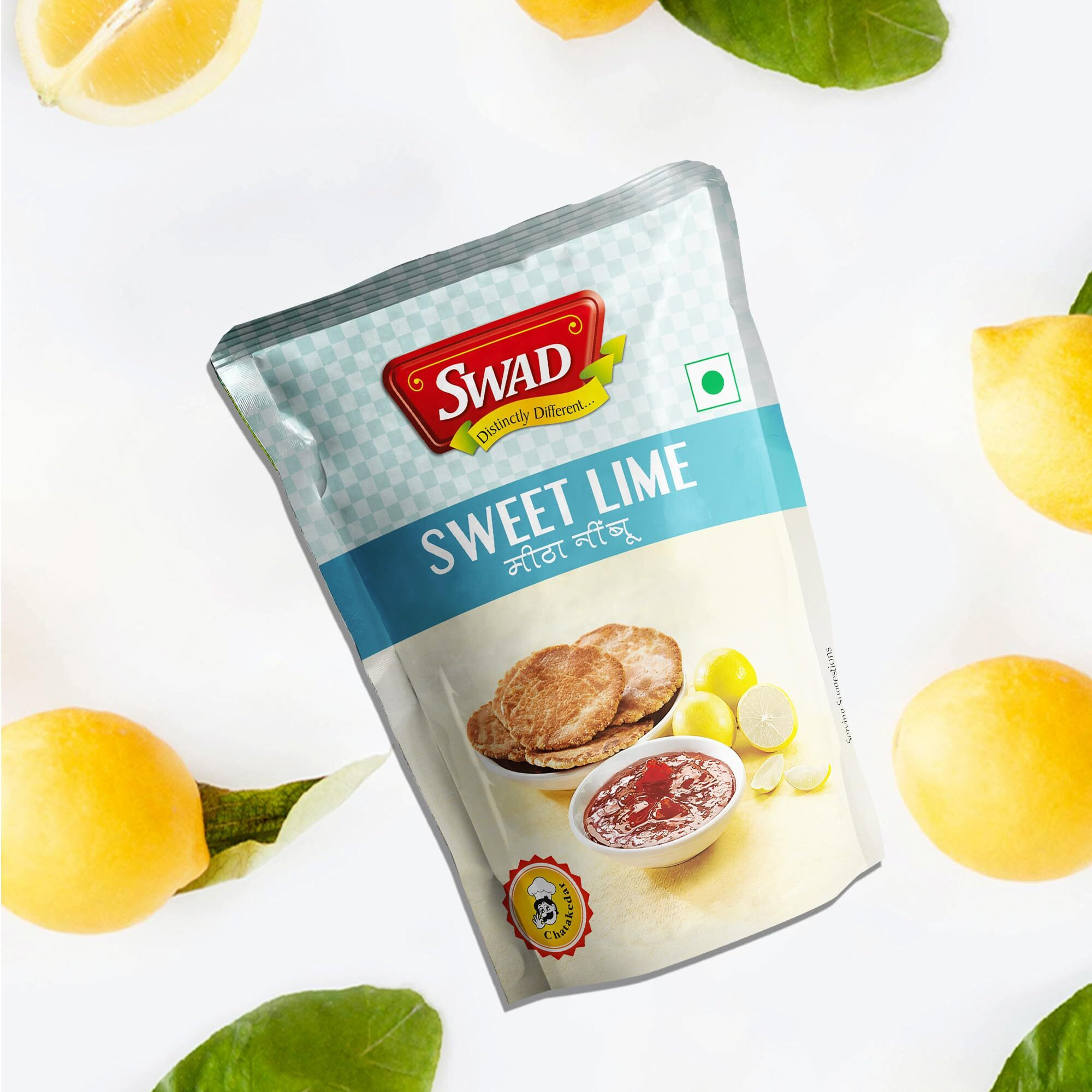 SWAD Delicious Traditional Sweet Lime Chutney Home Made / Sweet and Sour Lemon Chatni / Khatti Meethi Nimbo Chatni / Nimbo Slices Khatti Meethi Lemon Chutney - 200gm (Pack of 1)