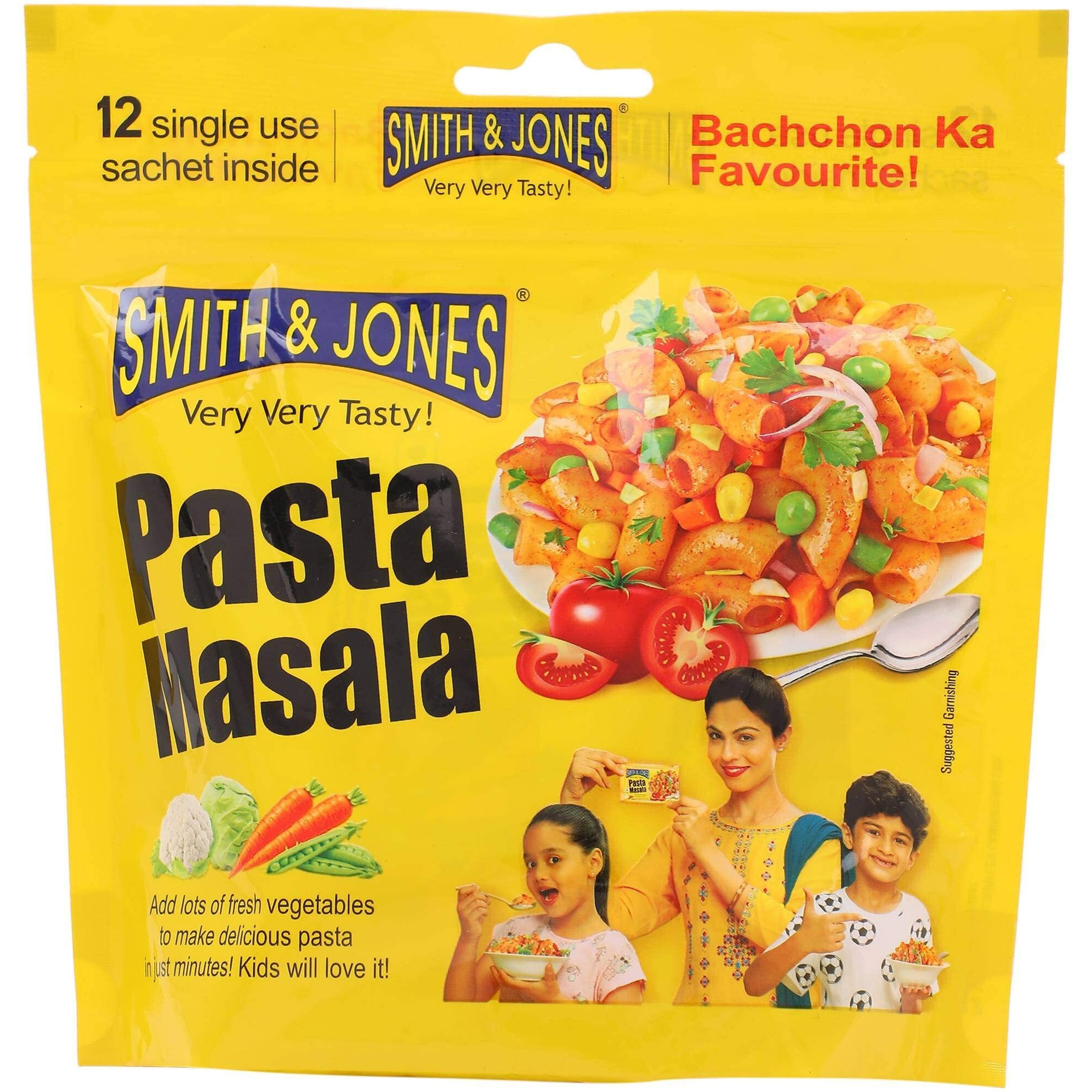 Smith & Jones Pasta Masala, 10g (Pack of 12)