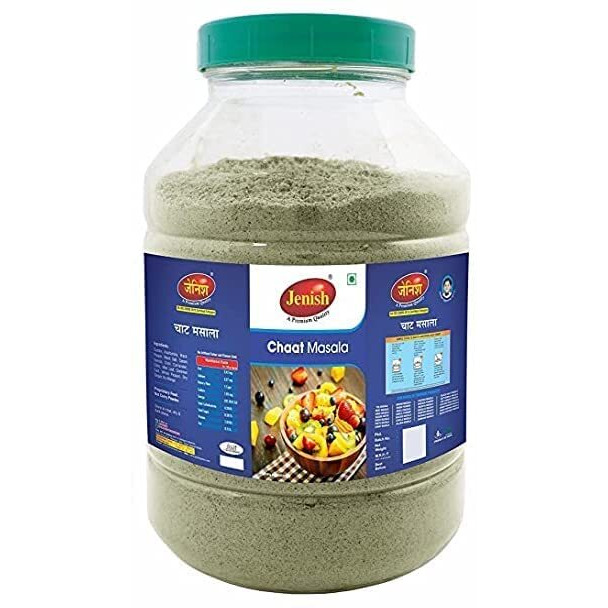 Jenish Chatpata Chaat Masala | Premium Spices & Herbs Blend | Tangy | Vegan | No Onion | No Garlic | No Added Sugar | Trans Fat Free | Zero added Colours, Fillers, Additives & Preservatives |