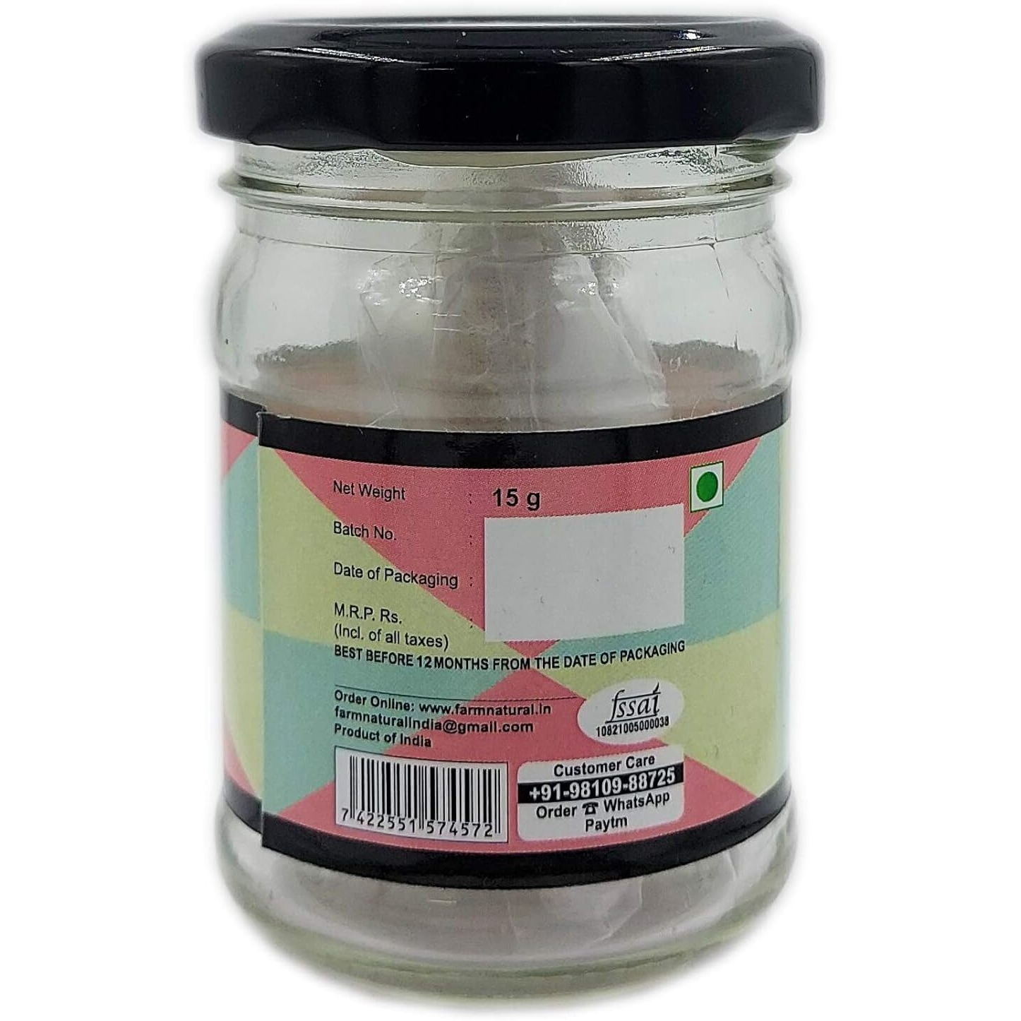 Farm Naturelle-Strongest Aromatic Hing (Asafoetida from Kazakhthan)-100% Pure and Natural Heeng (15g)