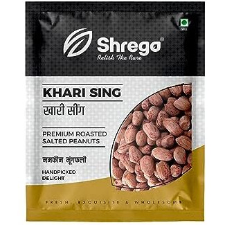 SHREGO Khari Sing Roasted Salted Peanut, Snack & Namkeen (1440 Gm)