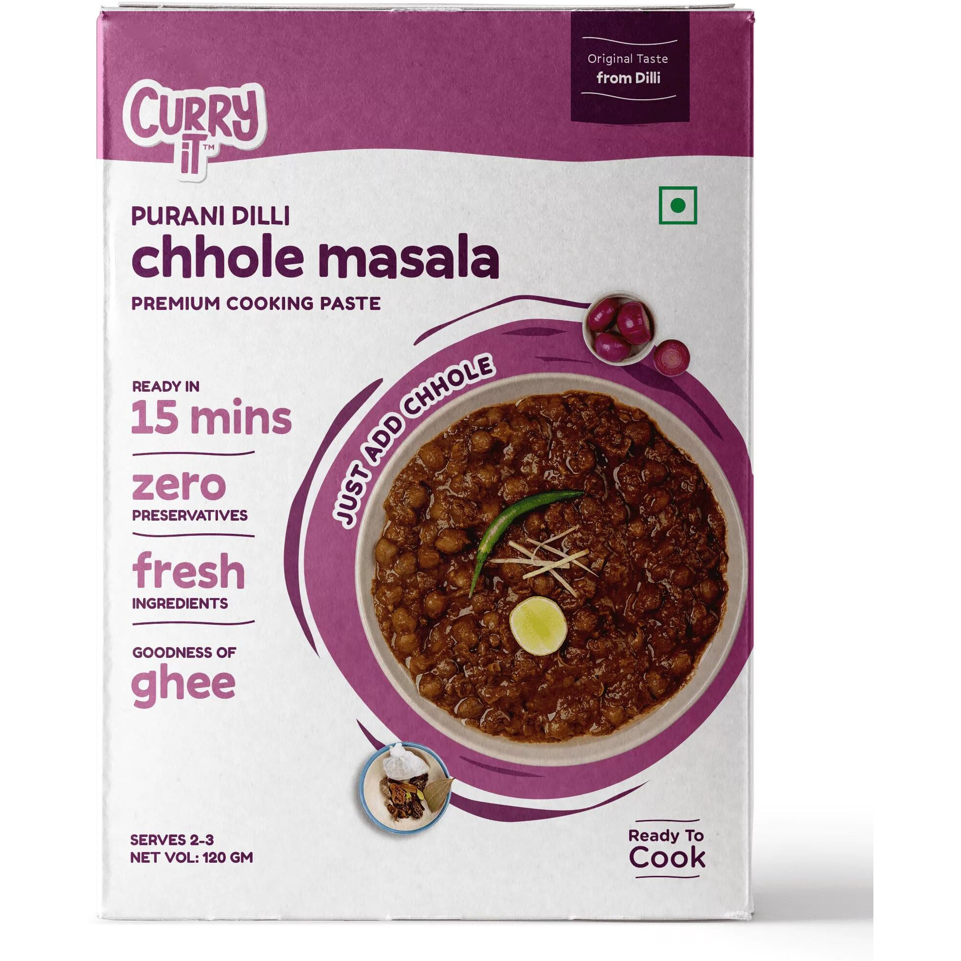 CURRYiT North India Masala Kit | Rajma, Chole, Butter Masala & Punjabi Dal Tadka | Ready to Cook Curry Paste & Instant Tadka Mix | Pack of 4-400g