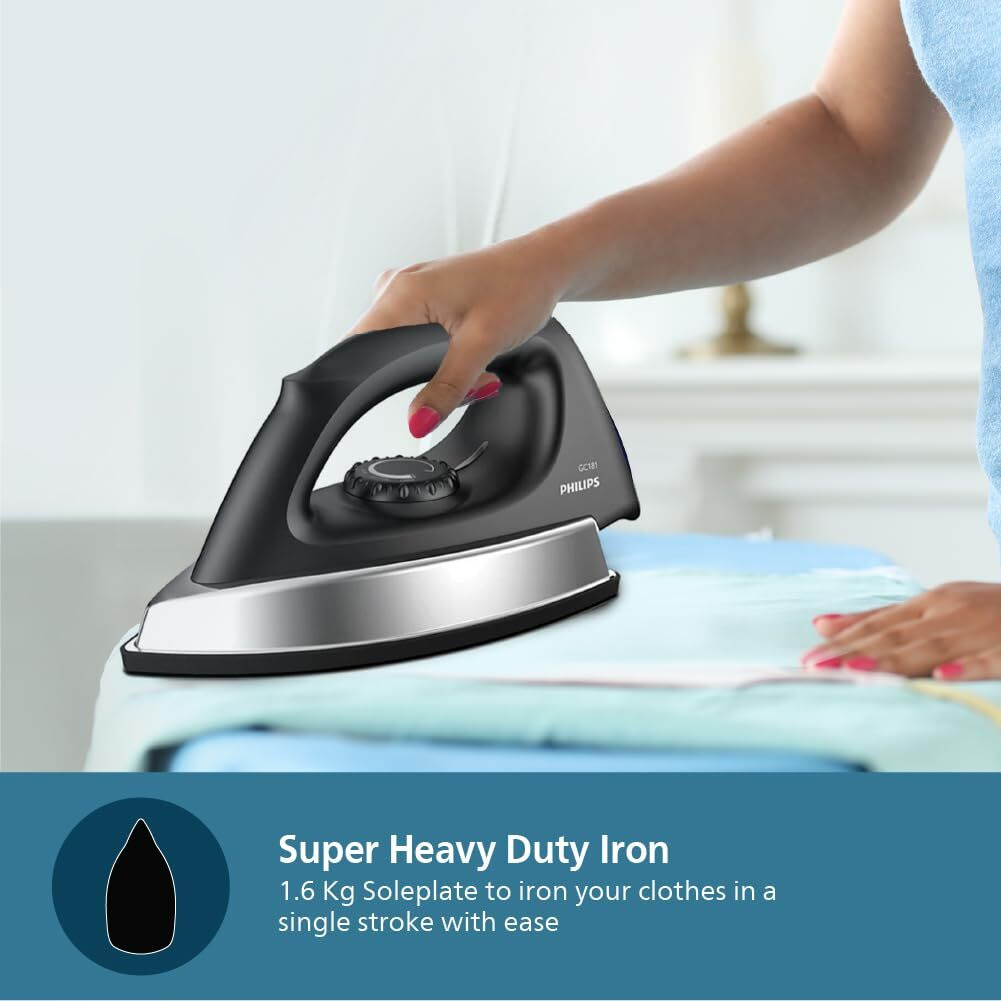 Philips GC181 Heavy Weight 1000-Watt Dry Iron