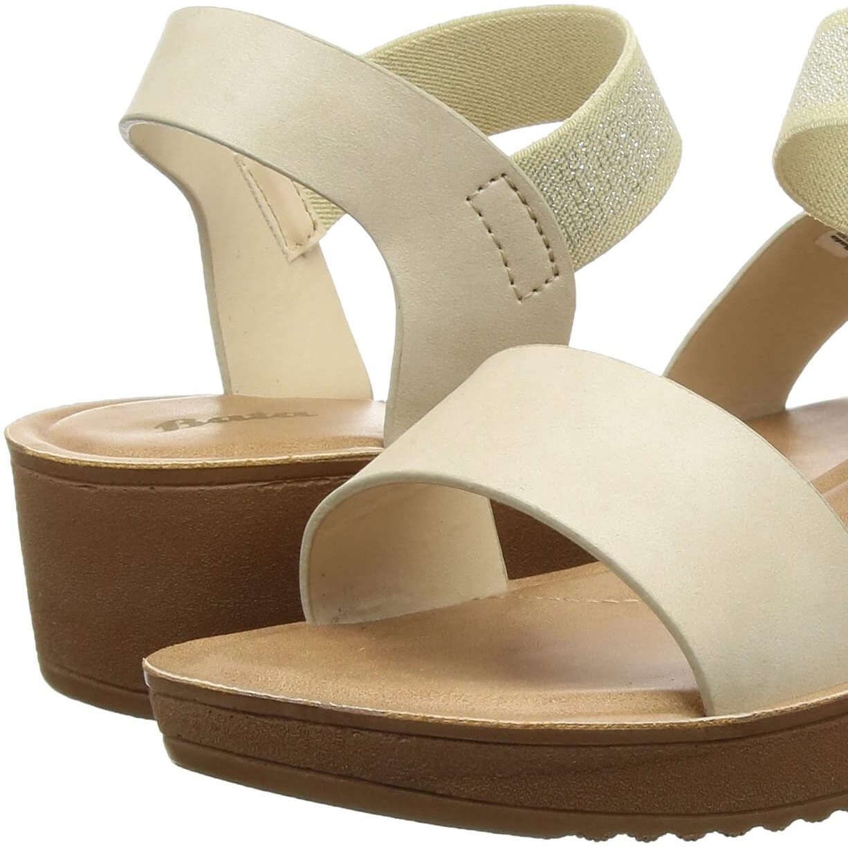 Bata Women's Speed With Lace Beige Sandals -7 UK (6618806)