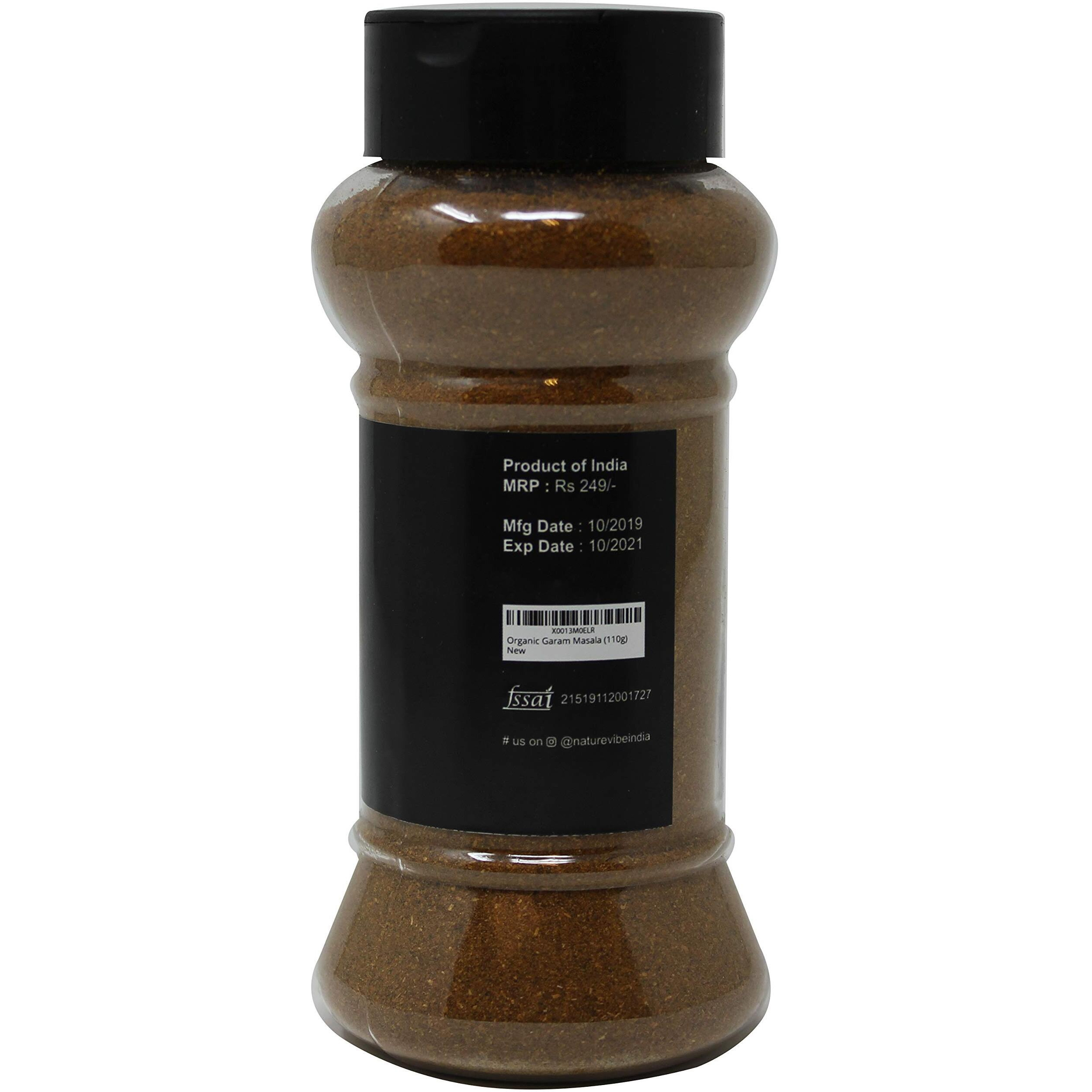 Naturevibe Botanicals Organic Garam Masala - 110g