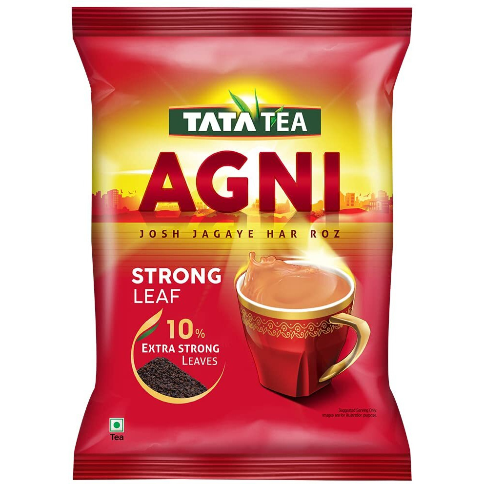 Tata Tea Agni | Strong chai With 10% Extra Strong Leaves | Black Tea | 1 kg