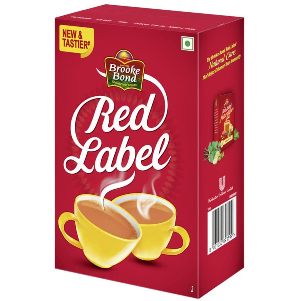 Brooke Bond Red Label Tea Leaf Carton, 500 Grams