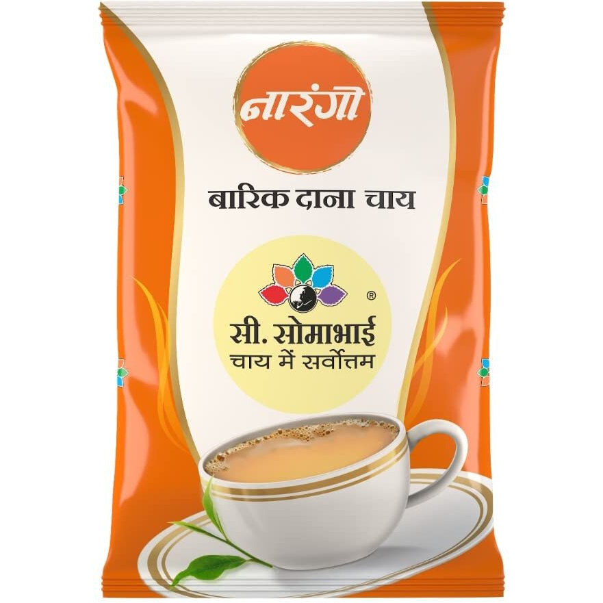 C. SOMABHAIs Narangi CTC Fanning Tea - 1kg Pack, Black Loose Leaf Tea - Strong, Armoatic & Rich Assam Blended Tea Powder, Kadak Chai Patti