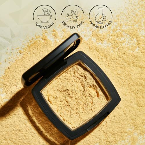 SUGAR Cosmetics All Set To Go Banana Matte Powder | Setting Matte Powder For Mattified Skin | Oil-Controlling & Smooth Application | 7Gm, Yellow