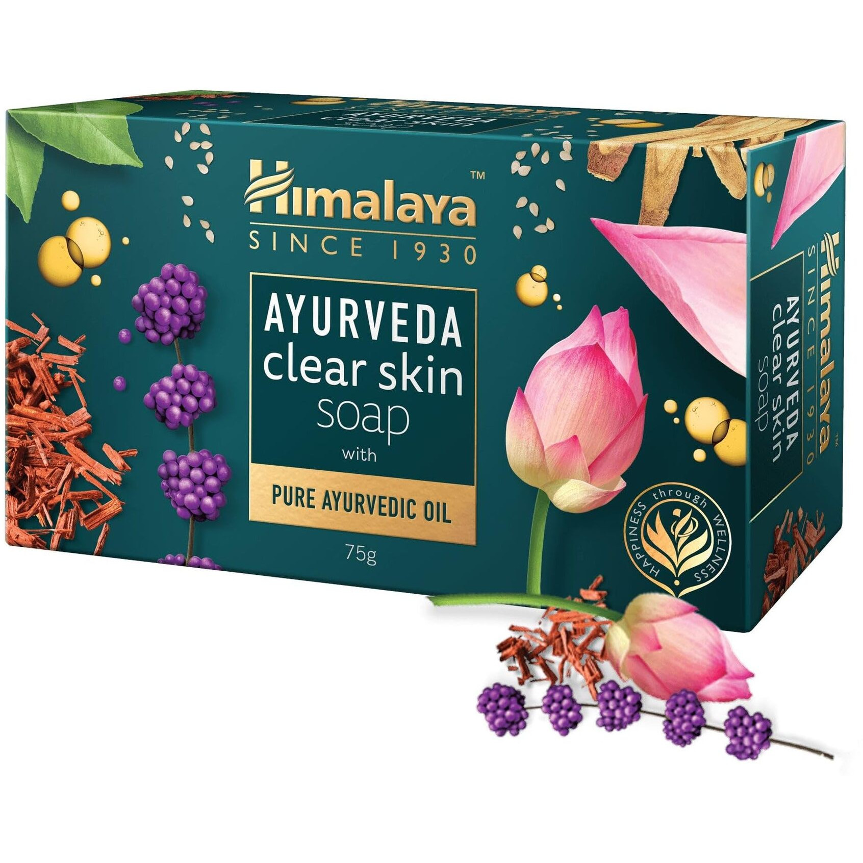 Himalaya Ayurveda Clear Skin Soap India, 75 G