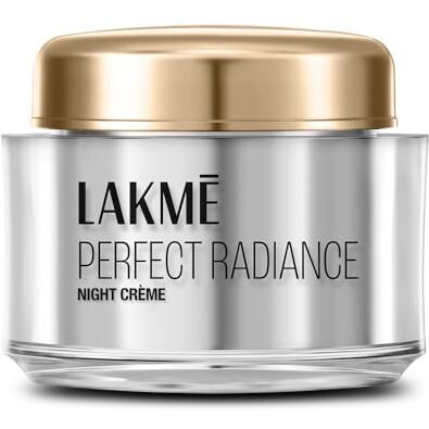 Lakme Absolute Perfect Radiance Brightening Night Cream 50 g|| Daily Repair Face Moisturizer for Illuminated|| Glowing Skin -With Glycerin & Niacinamide