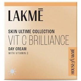 Lakme 9to5 1% Active Vitamin C+ Day Cream for Face | Face Cream for Bright, Glowing Skin | For Dry, Oily, Normal, Sensitive & Combination Skin | 50g