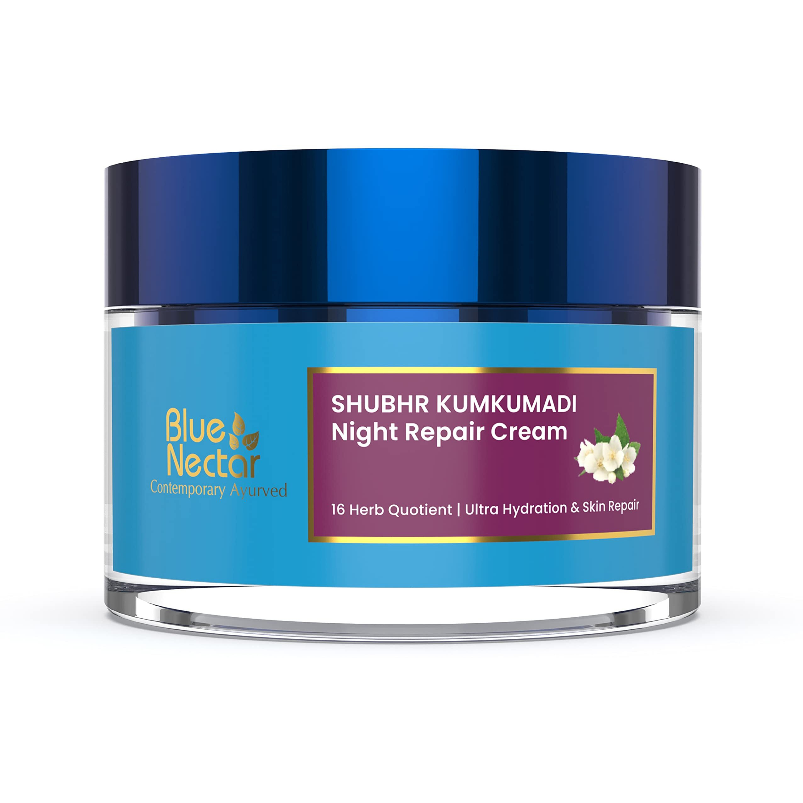 Blue Nectar Jasmine & Pachouli Nourishing Night Repair Cream (Women, 50 g)