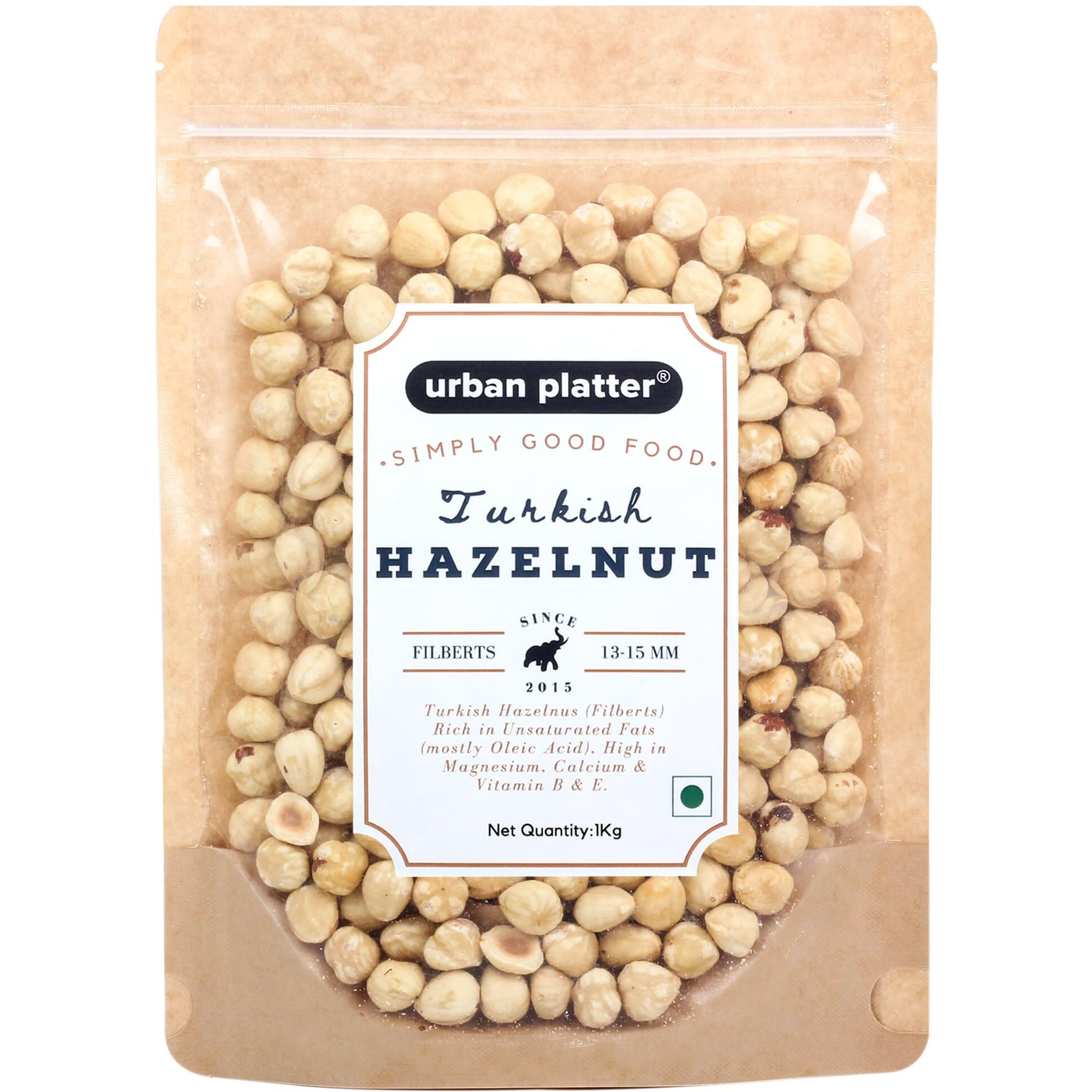 Urban Platter Turkish Hazelnuts, 1Kg