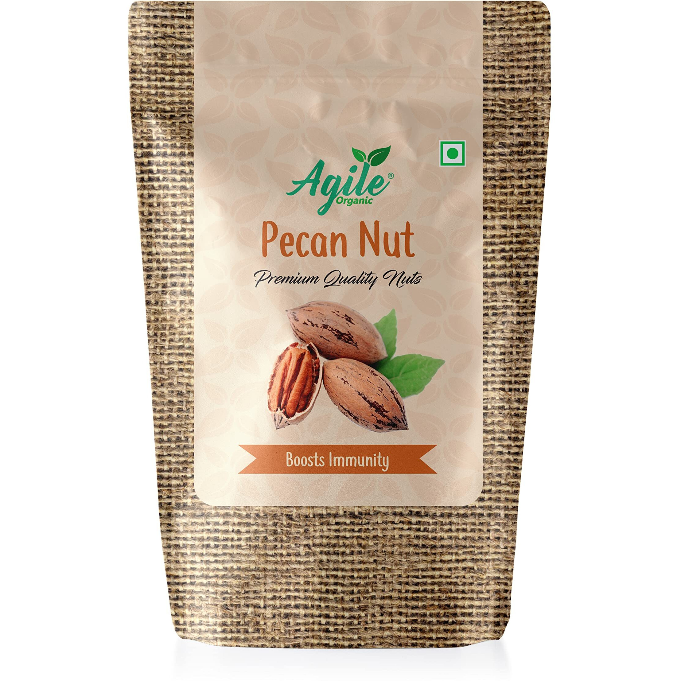 Agile Organic Premium Pecan Nuts 100g (Healthy Nuts)