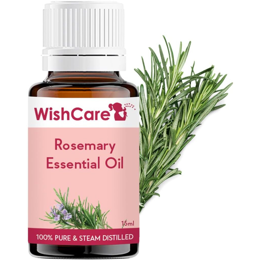 WishCare Rosemary Essential Oil 15 ML - 100% Pure, Undiluted & Natural