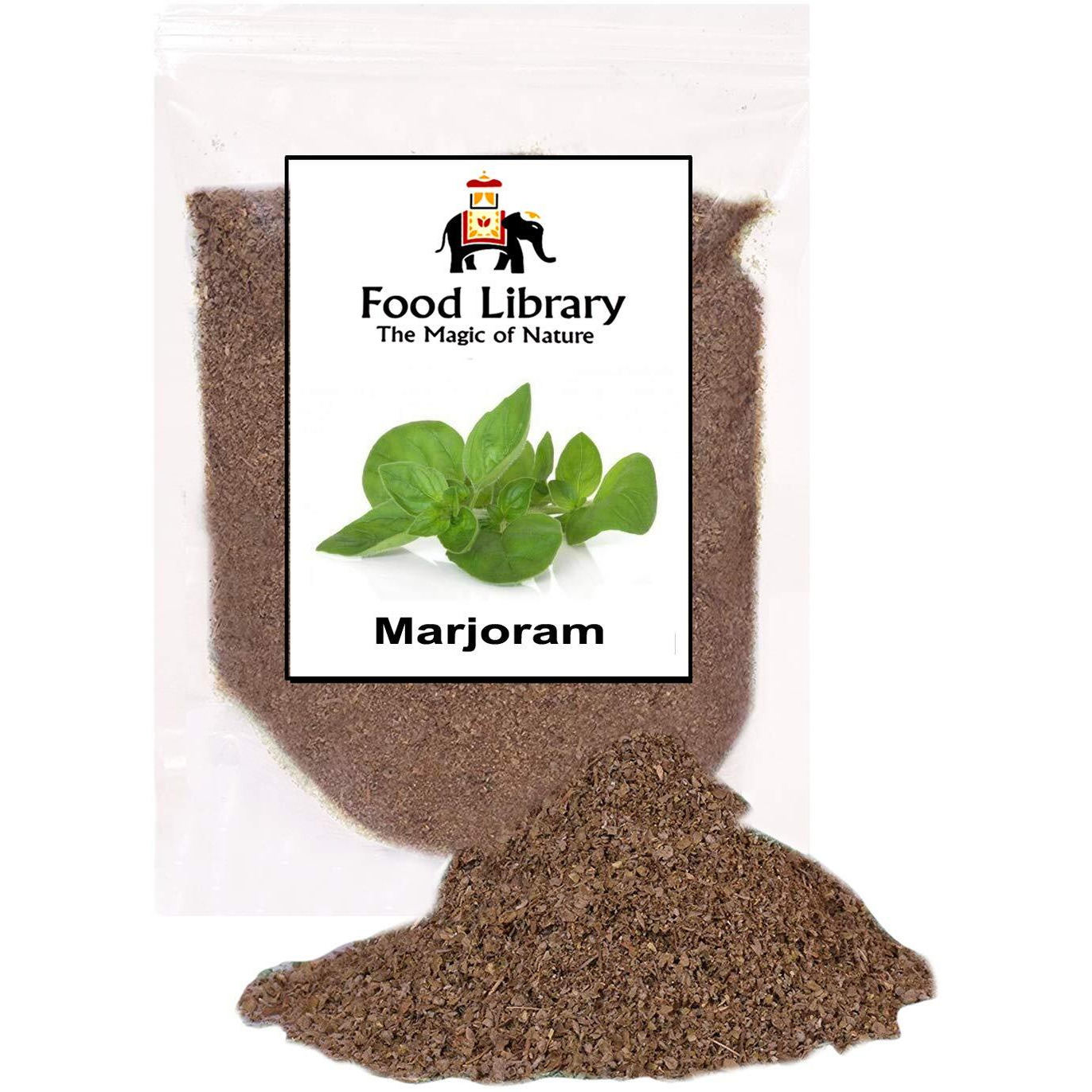 Food Library The Magic of Nature Dried Marjoram Seasoning (Herb), 200g