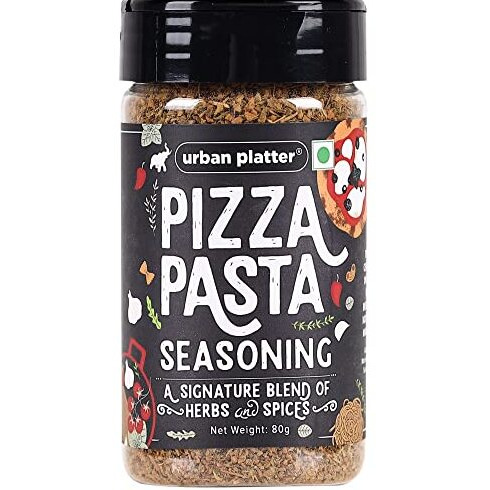 Urban Platter Pizza Pasta Seasoning, 80g [All purpose, Italian style Seasoning of Herbs, Spices and Lots of Love]