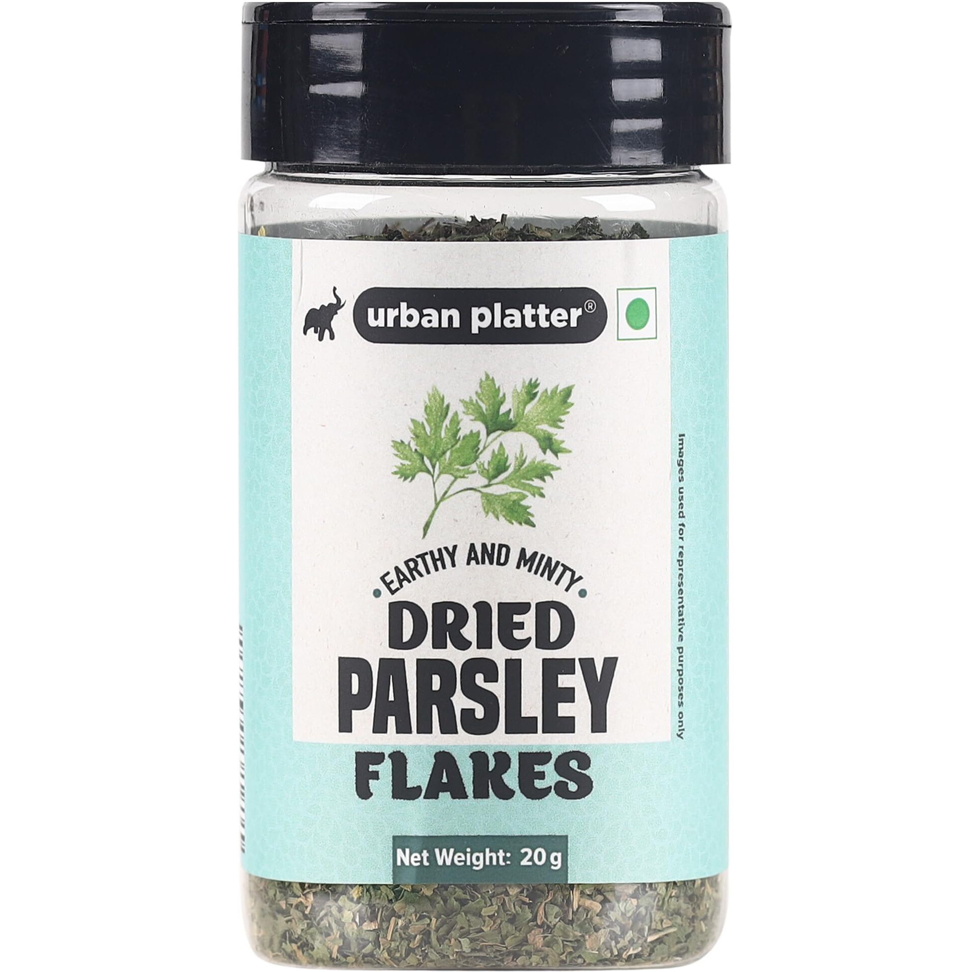 Urban Platter Whole Sun Dried Parsley Flakes Herb, 20g