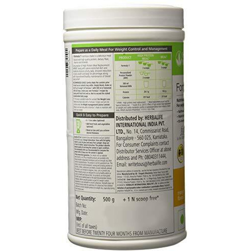 Herbalife Formula 1 Shake 500 g Weight Loss - Mango + Protein Powder 200 g