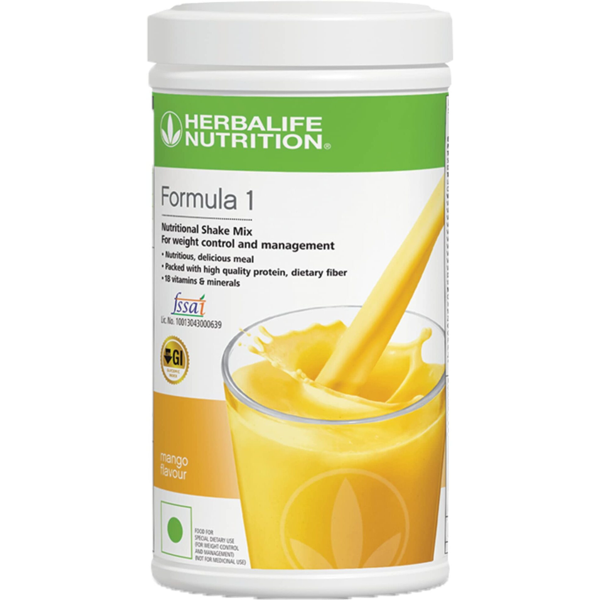 Herbalife Formula 1 Shake for Weight Loss - 500 g (Mango)