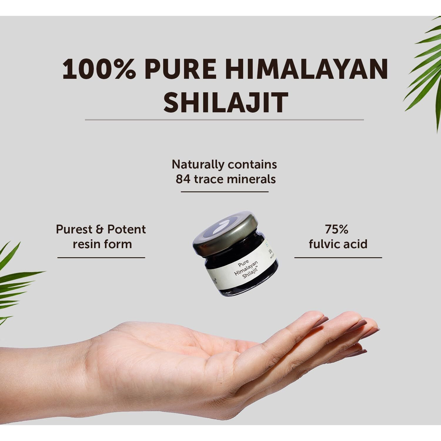 Neuherbs Pure & Original 100% Ayurvedic Himalayan Shilajit/Shilajeet Resin 30g With 75% Fulvic Acid - For Endurance, Stamina and strength | Lab Tested