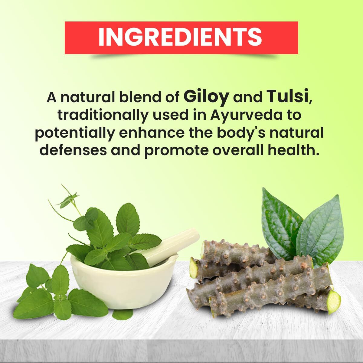 Baidyanath Giloy Tulsi Herbal Juice - 1000ml | Helps Boost Immunity & Promotes Good Health | Supports Respiratory Wellness (Pack of 1)