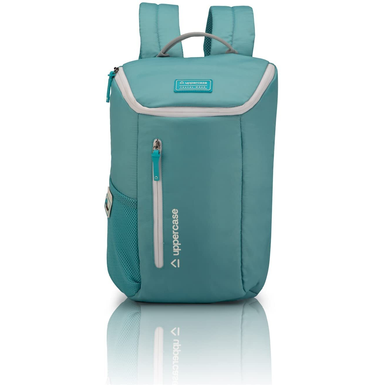 uppercase 25L Compact 5A Max Laptop Backpack| Up To 15.6 | 3X More Water Resistant Sustainable Laptop Bag|With Rain-Proof Zippers|College Bag/Travel Bag For Men&Women|750 Days Warranty (Teal Blue)