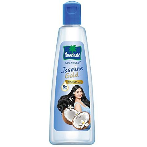 Parachute Advansed Jasmine Gold Coconut Hair Oil With Vitamin-E For Super Shiny Hair, Non-sticky, 500ml