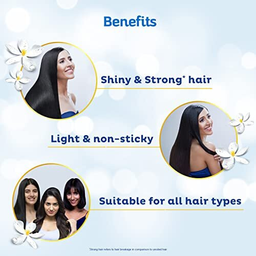 Parachute Advansed Jasmine Gold Coconut Hair Oil With Vitamin-E For Super Shiny Hair, Non-sticky, 500ml