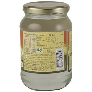 Organic India Virgin Coconut Oil, 500ml