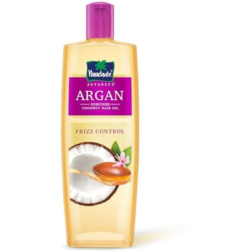 Parachute Advansed Argan-enriched Coconut Hair Oil| Argan Hair Oil| Blend of Superfoods| Controls Frizz| 300 ML